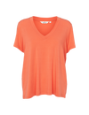 Joline V-neck - Tomato / emberglow