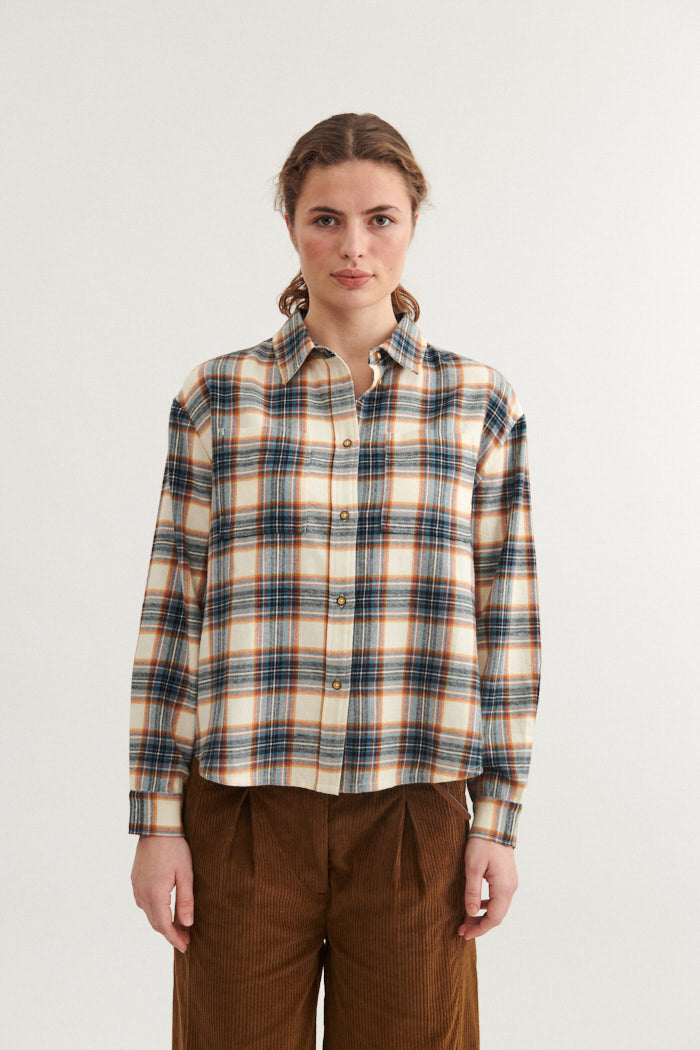 Basic Apparel Kira Shirt Skjorter 798 Copen blue / Birch