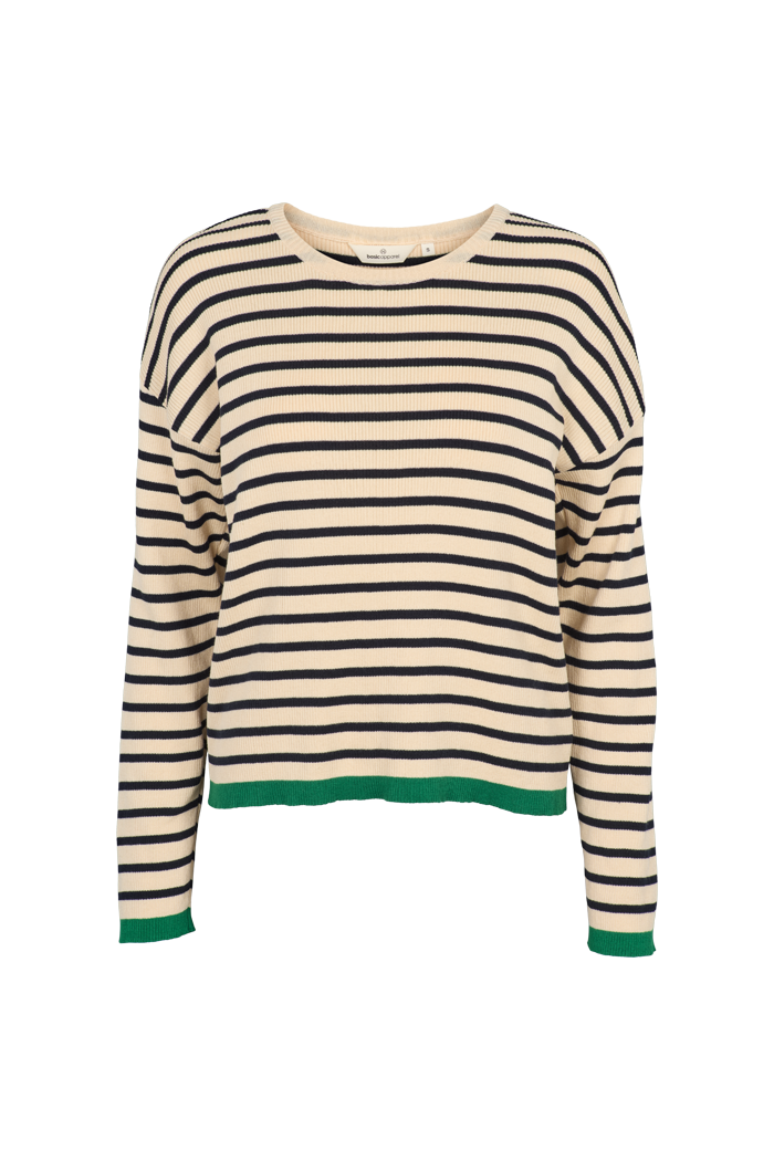 Basic Apparel Lila Sweater Sweaters 638 Navy / birch