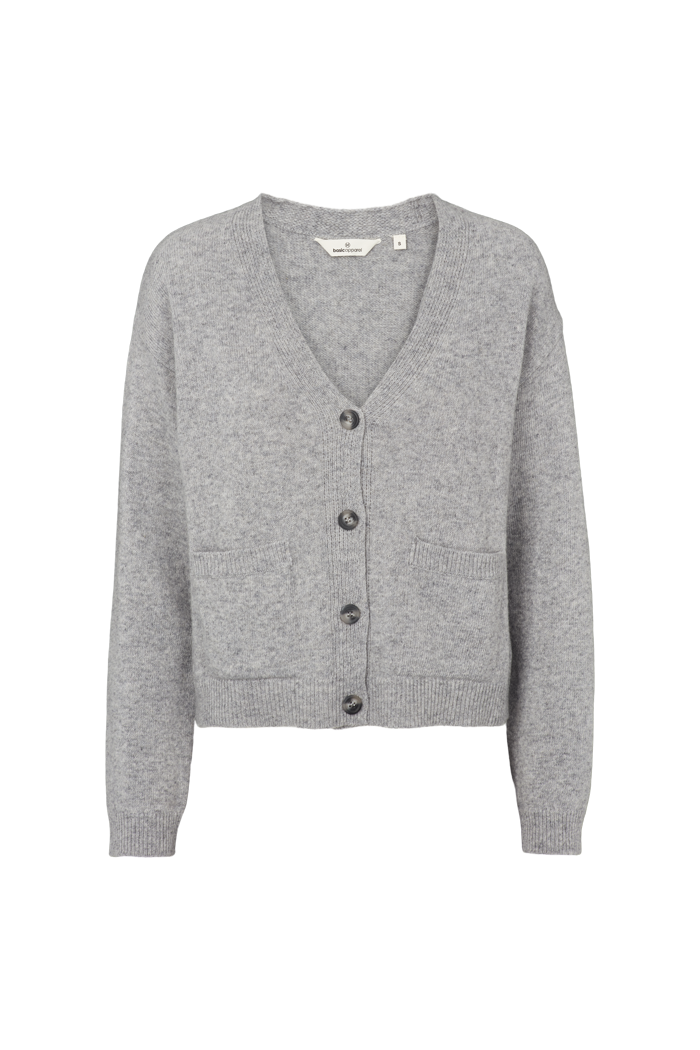 Basic Apparel Lise Cardigan Cardigans 318 Light Grey Mel.