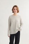Lise O-Neck - Light Grey Mel.