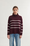 Lise Striped T-Neck - Port Royale