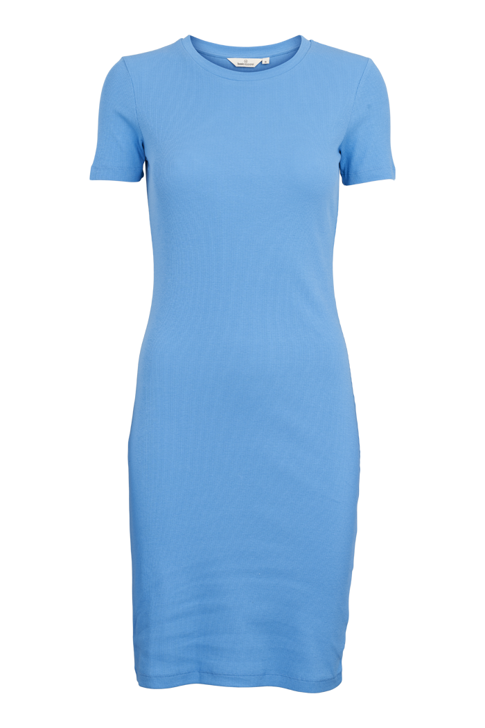 Ludmilla Dress Azure Blue Basic Apparel