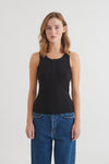 Ludmilla Granddad Tank - Black