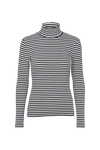 Ludmilla High-neck - Whisper White/ Black/ Black Trim