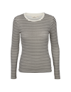 Ludmilla LS Tee - Whisper White/Black