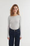 Ludmilla LS Tee - Light Grey Mel.