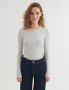 Ludmilla LS Tee - Light Grey Mel.