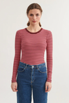 Ludmilla LS Tee - Bubble gum/Bordeaux Truffle
