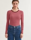 Ludmilla LS Tee - Bubble gum/Bordeaux Truffle