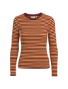 Ludmilla LS Tee - Bucksin/Bordeaux Truffle