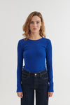 Ludmilla LS Tee - Sodalite blue
