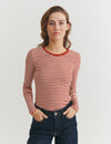 Ludmilla LS Tee - Roibus / whisper white