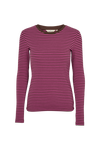 Ludmilla LS Tee - Purrple Orchid / chicory coffee