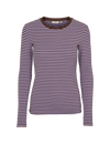 Ludmilla LS Tee - violet tulip / Chicory coffee
