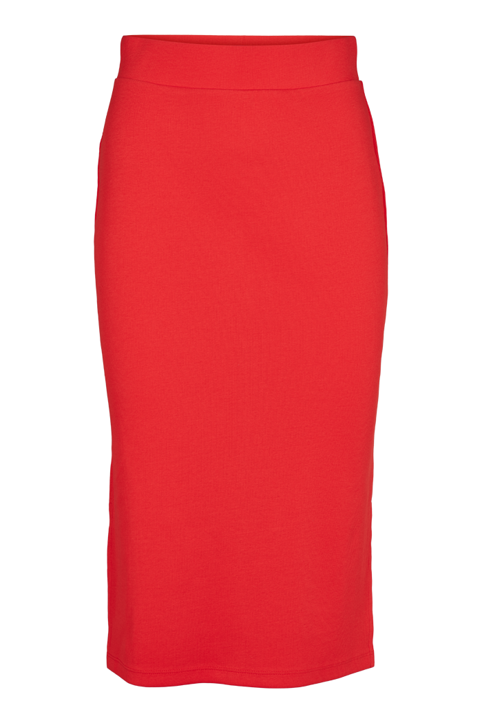 Basic Apparel Ludmilla Long Skirt Nederdele 278 High Risk Red