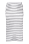 Ludmilla Long Skirt - Bright white / black