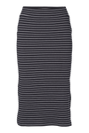 Ludmilla Long Skirt - Black / bright white