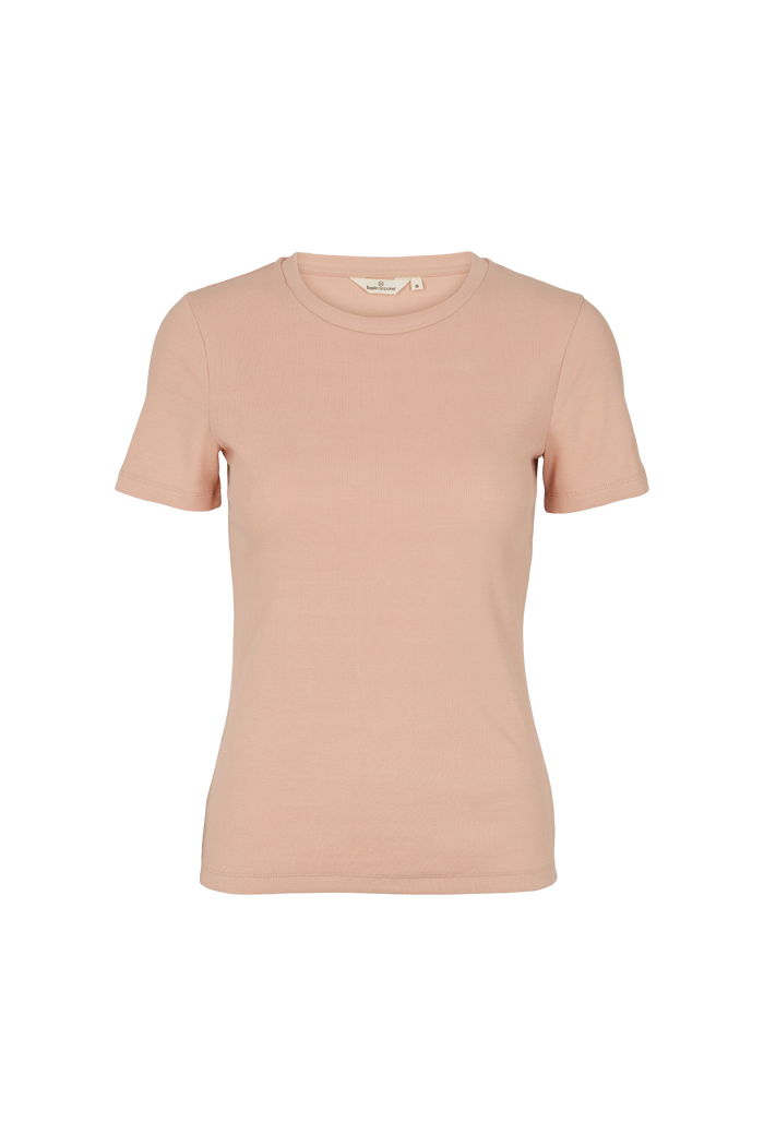 Basic Apparel Ludmilla O-Neck T-shirts 125 Rose Dust