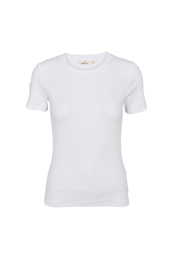 Basic Apparel Ludmilla O-Neck T-shirts 423 Bright White