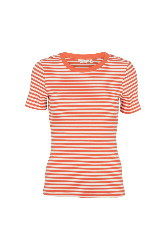 Basic Apparel Ludmilla O-Neck T-shirts 681 Summer fig / birch