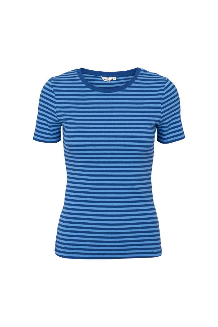 Basic Apparel Ludmilla O-Neck T-shirts 707 Limoges / azure blue