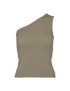 Ludmilla One Shoulder Top - Vetiver