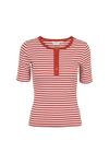 Ludmilla SS Stripe Granddad - Roibus / whisper white
