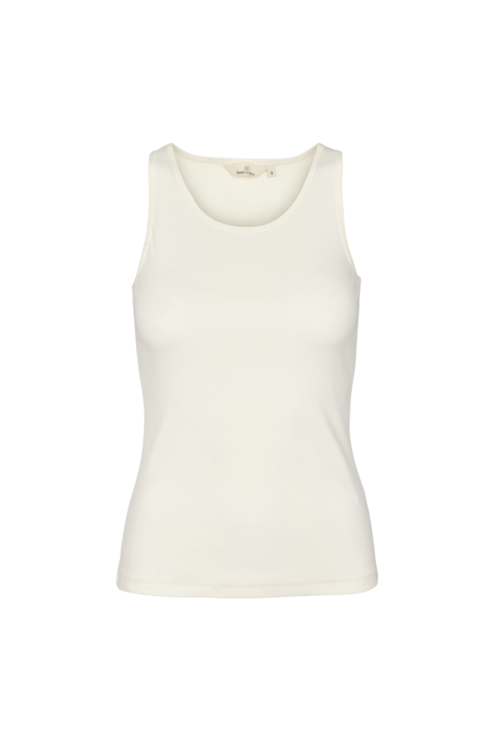 Basic Apparel Ludmilla Tank Toppe 330 Whisper White