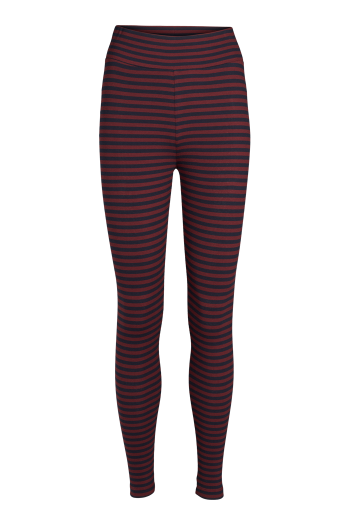 Basic Apparel Ludmilla Tights Leggings 794 Bordeaux truffle / Sky captain