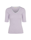 Ludmilla V-Neck - 274/318 Lavendula/Light grey