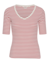 Ludmilla V-Neck - Old Rose/Whisper White