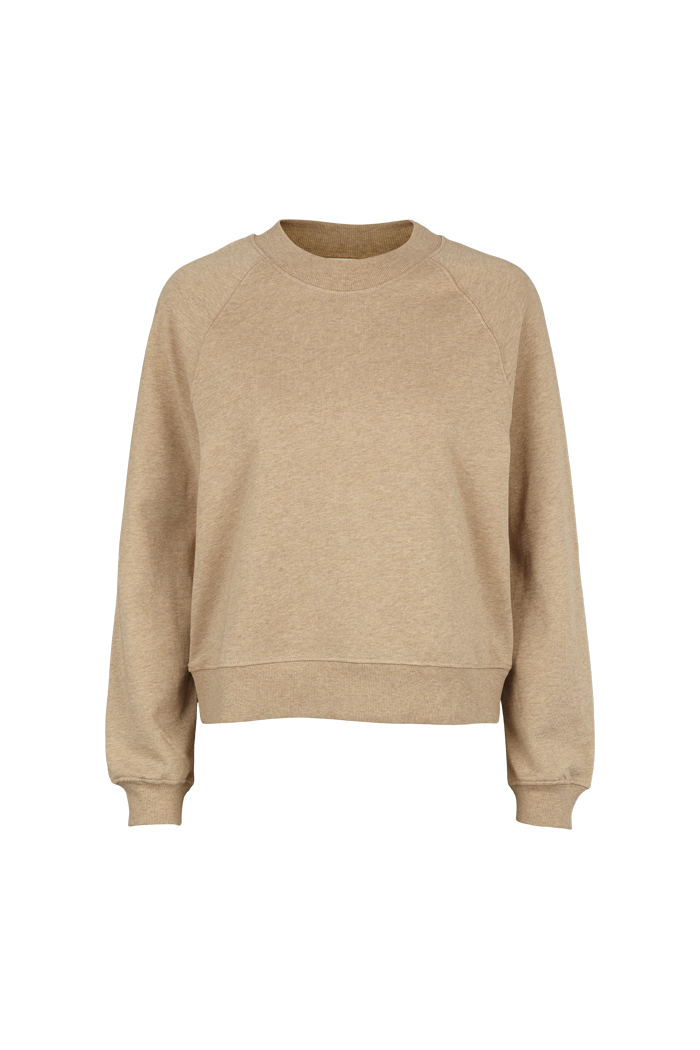 Basic Apparel Maje Sweatshirt Sweatshirts & hoodies 430 Camel Melange