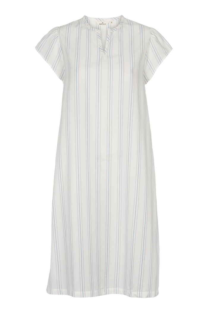Basic Apparel Marina SS Dress Kjoler 680 Whisper white / Lotus / alaskan blue