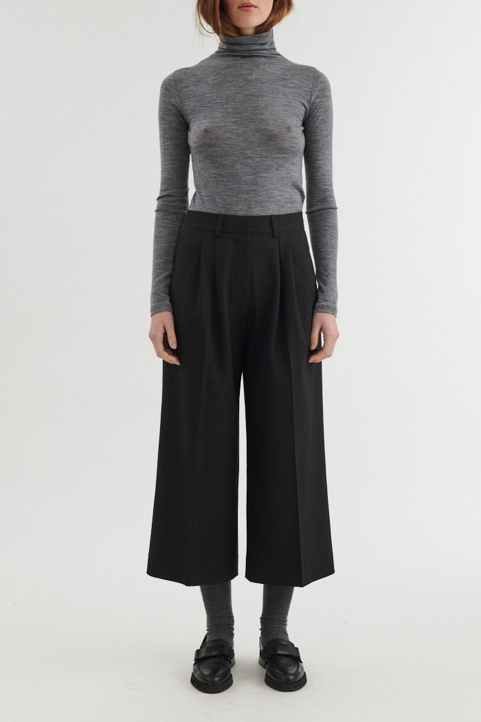 Basic Apparel Marjo Cropped Pants Bukser 001 Black