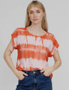 Orchid Tee - Tie Dye Dusted Clay / Pink Chalk