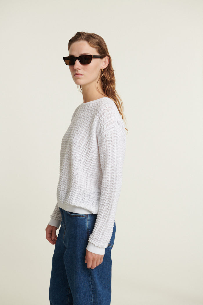 Basic Apparel Osi Sweater Sweaters 423 Bright White