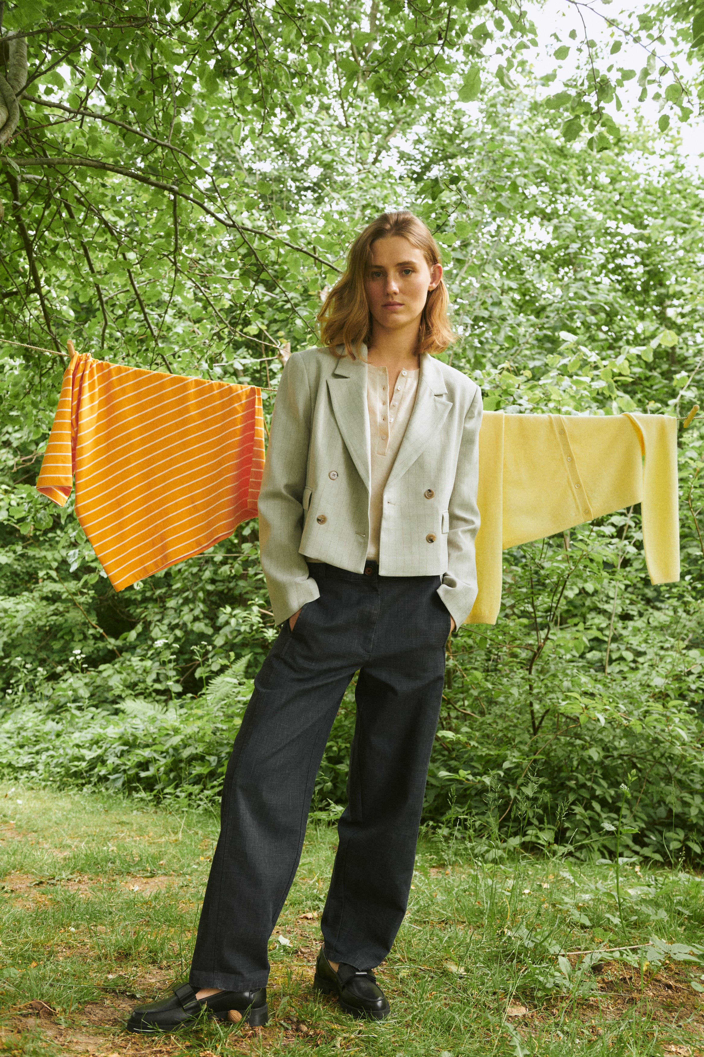 Basic Apparel Radi Short Jacket Jakker 858 Chincilla