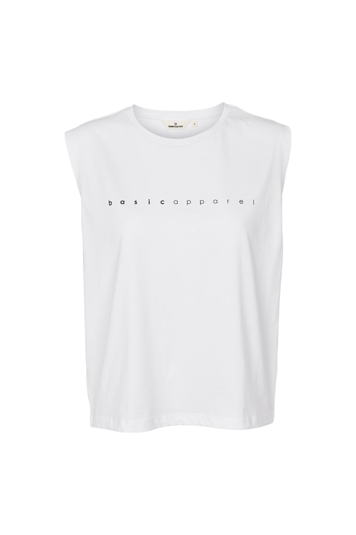 Basic Apparel Raja Logo Tank Toppe 002 White