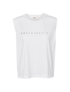 Raja Logo Tank - White