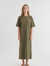 Raja T-shirt Dress - Army
