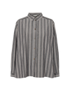 Ray Shirt - Black / bright white  / tobacco brown