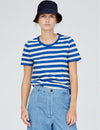 Rebekka Stripe Tee - Limoges/Natural Melange