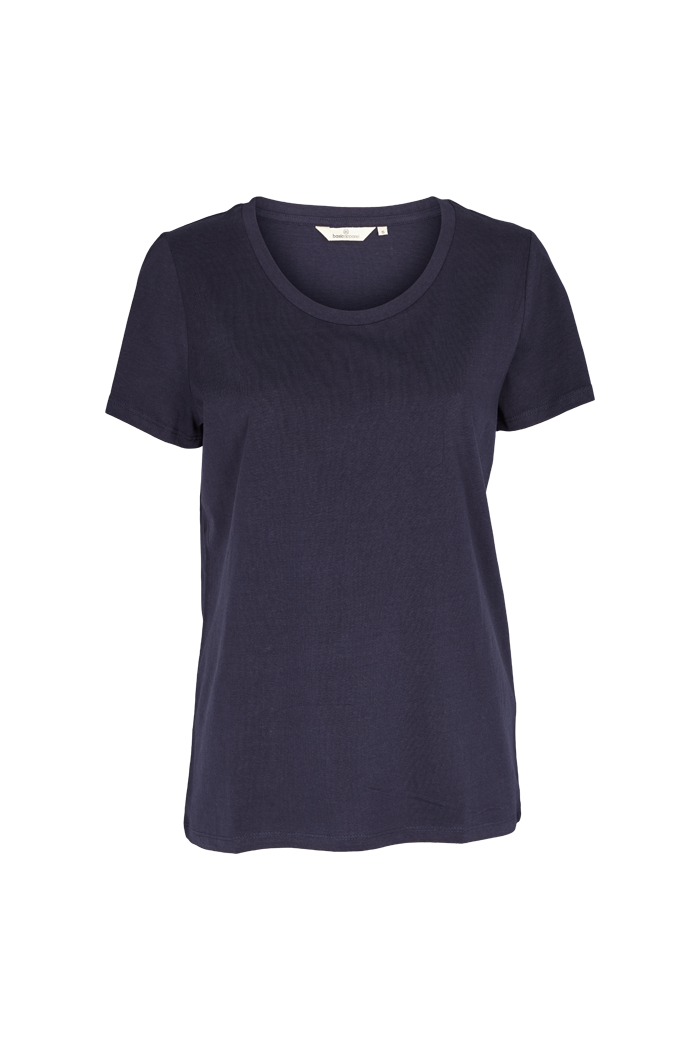 Basic Apparel Rebekka Tee T-shirts 048 Navy
