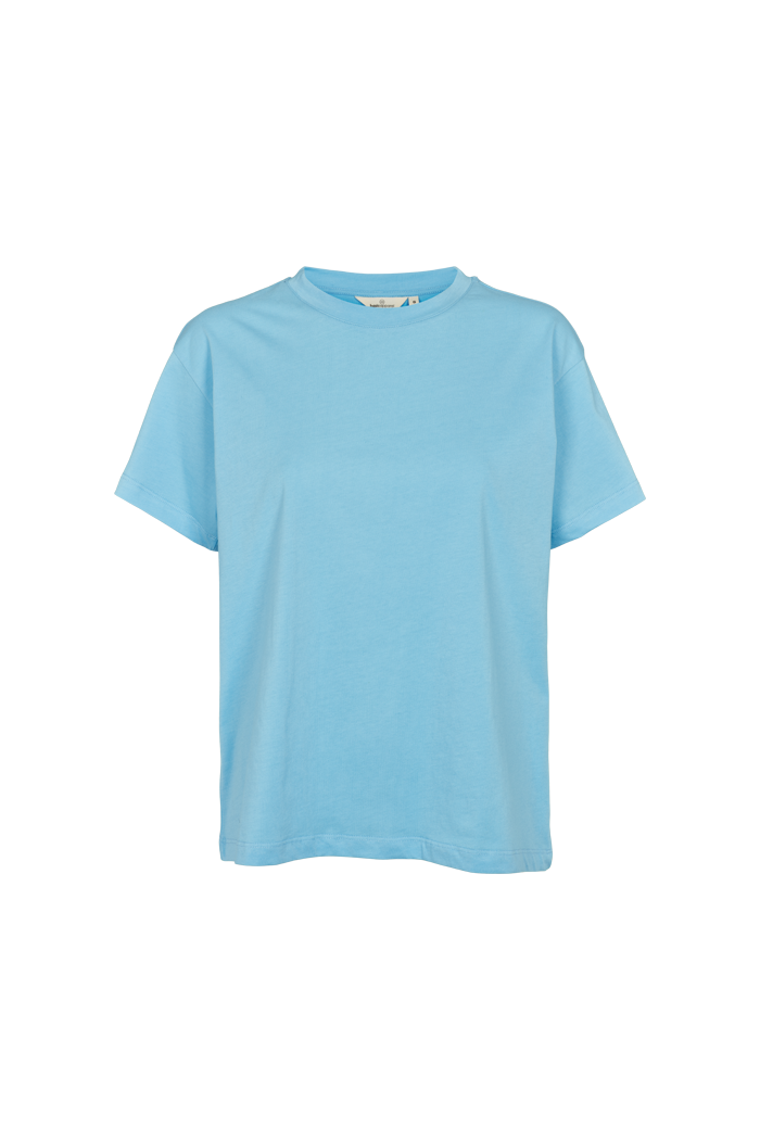 Basic Apparel Rikke Tee T-shirts 665 Alaskan Blue