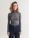 Rinja T-Neck - Grey Mel.