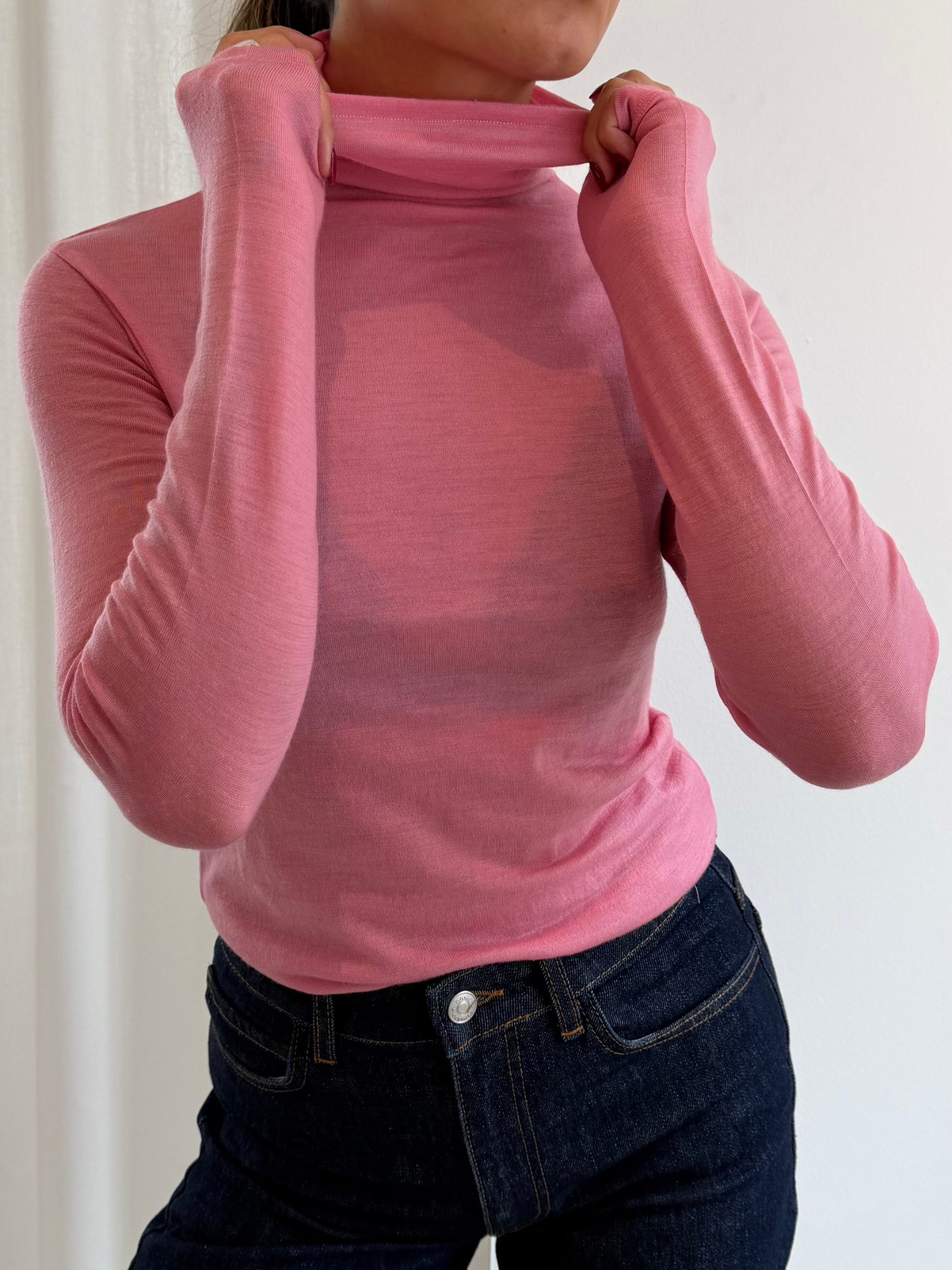 Basic Apparel Rinja T-Neck T-shirts 899 Cashmere rose