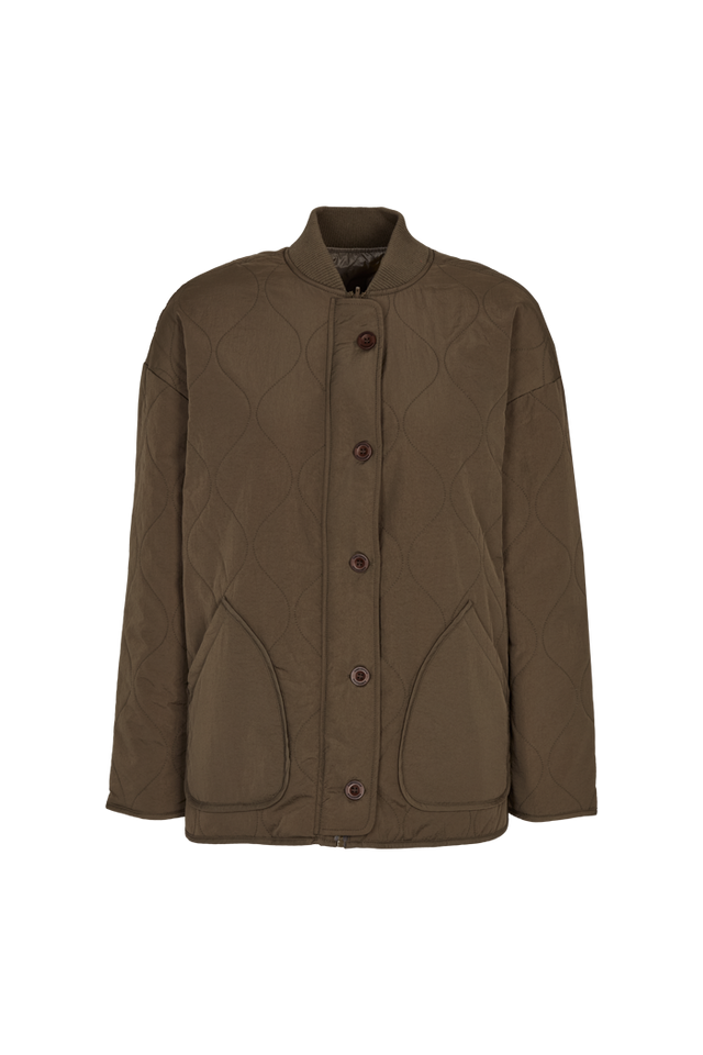 Ruby Loose Jacket - Tarmac /Vetiver