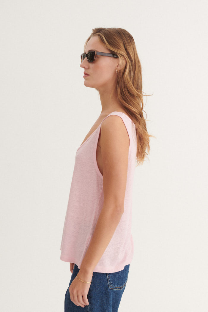 Basic Apparel Ryda Tank Toppe 783 Rose shadow