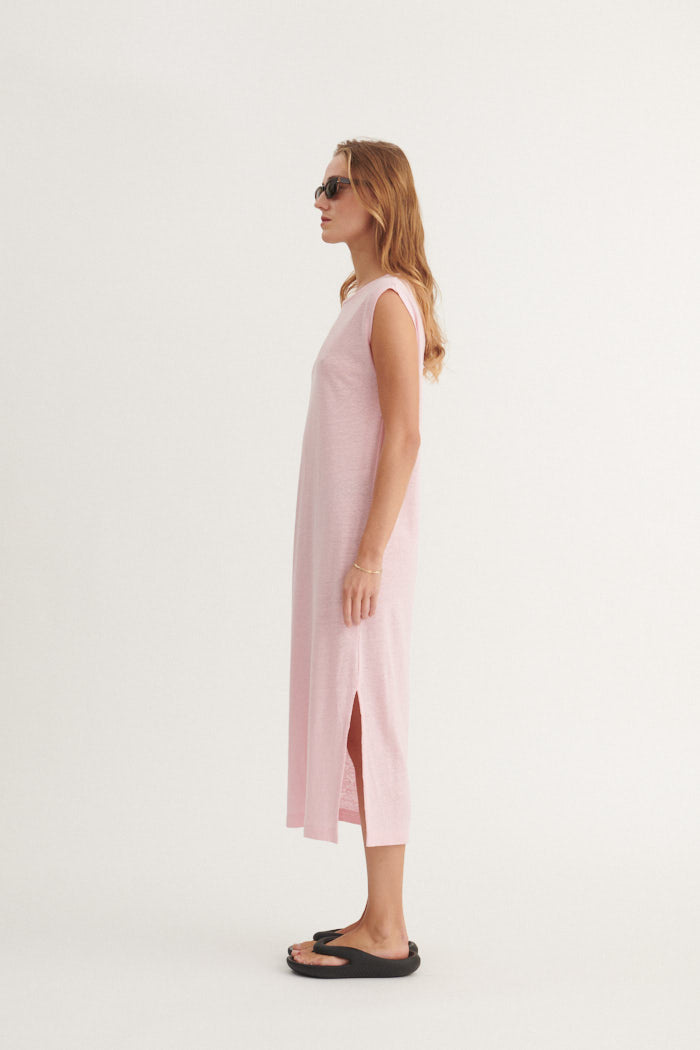 Basic Apparel Ryda Tank Dress Kjoler 783 Rose shadow